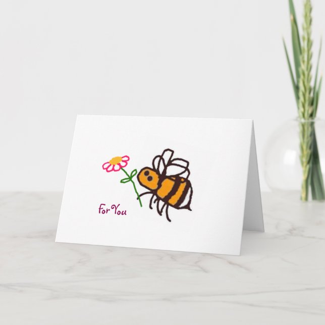 BuzzAboutBees 'For You' Greeting Card (Front)