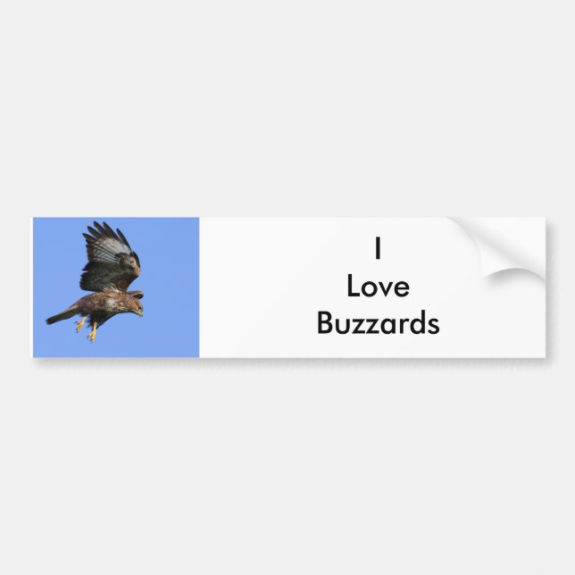 Buzzard  3 bumper sticker (Front)