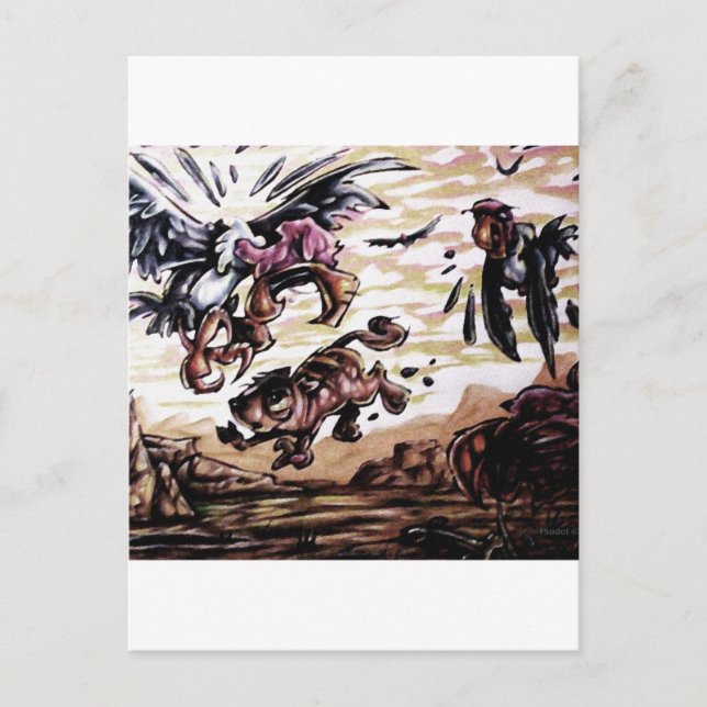 buzzard bait postcard (Front)