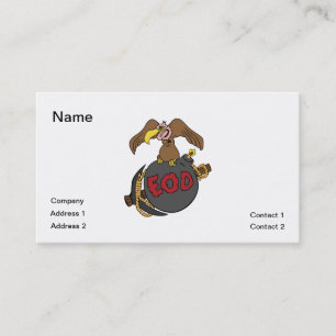 Buzzard Bomb and Pick Business Card