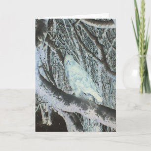 Buzzard Spooky Greetings Card Add Own Text