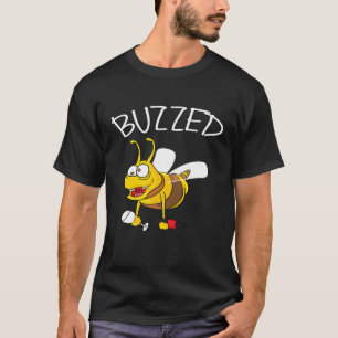 Buzzed Bee Buzzed Wine Drinking Shirt Beekeeper