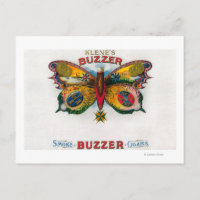 Buzzer Cigar Box Label
