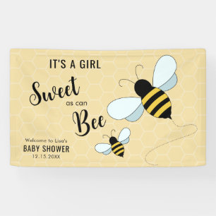 Buzzing Bee Baby Shower Banner