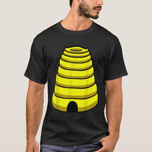 Buzzing Bee Beekeeper Beehive Bumblebee Costume Ha T-Shirt (Front)