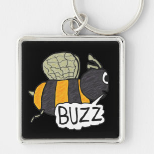 Buzzing Bee Key Ring