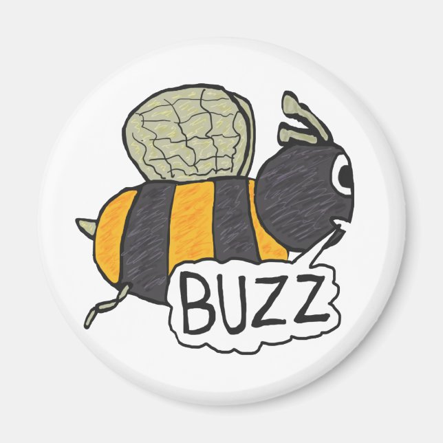 Buzzing Bee Magnet (Front)