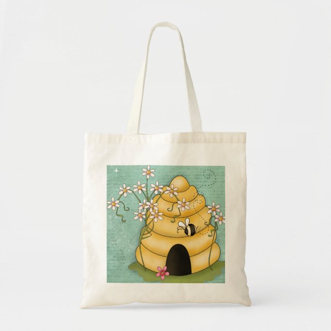 Buzzing bee Tote Bag (Front)