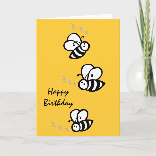 Buzzing Bees Card (Front)