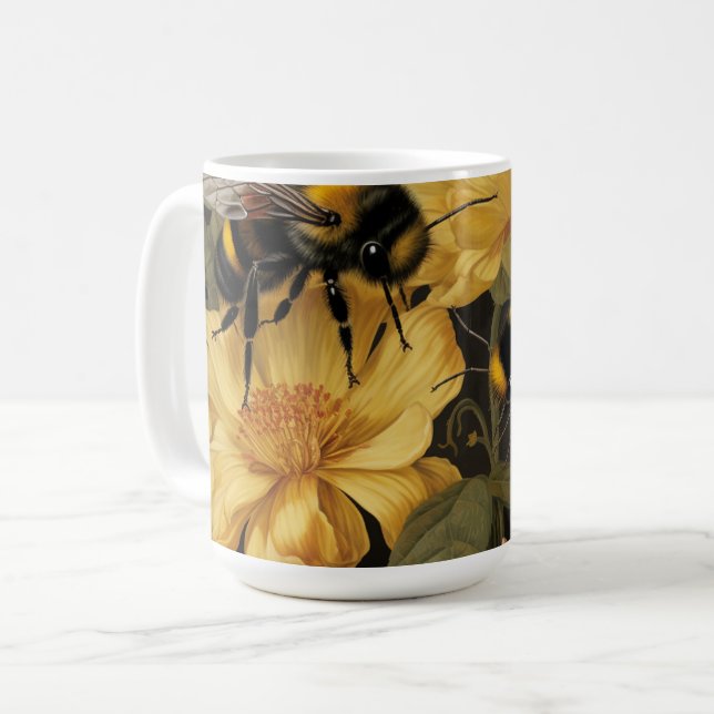 Buzzing Blooms - Drink Mug (Front Left)