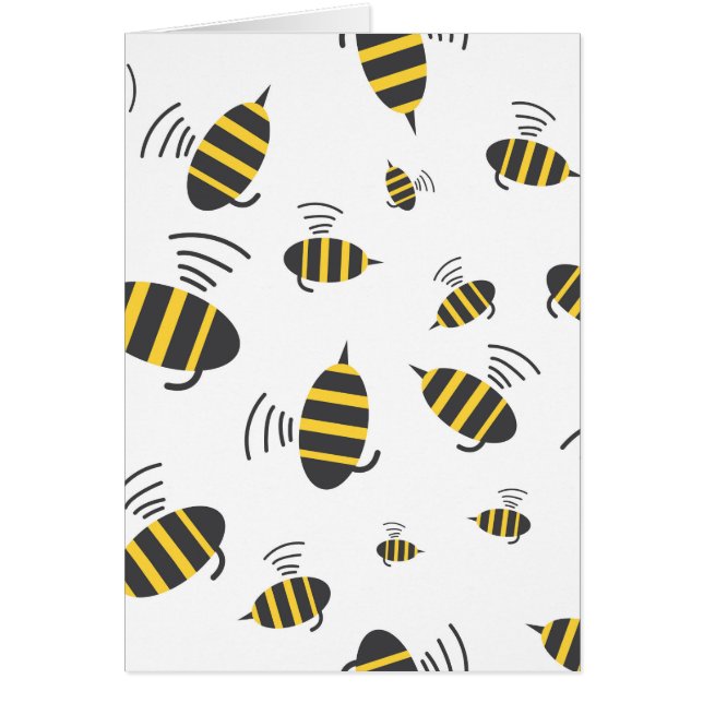Buzzing Bumble Bee Cartoon (Front)