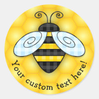 Buzzing Bumblebee and Honeycomb Icon
