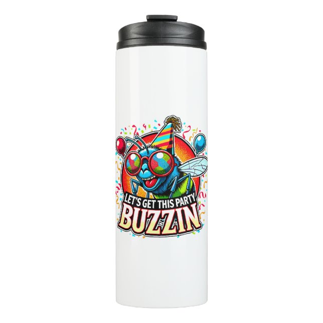 Buzzing Celebration Thermal Tumbler (Front)