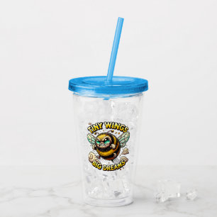 Buzzing for Greatness Acrylic Tumbler