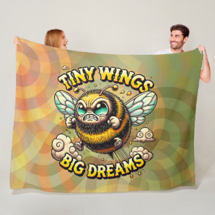 Buzzing for Greatness Fleece Blanket