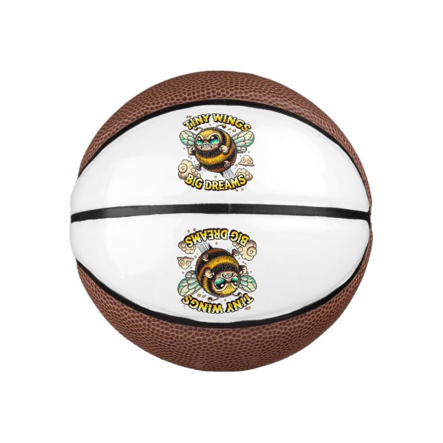 Buzzing for Greatness Mini Basketball (Front)