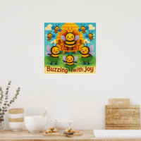 Buzzing with Joy – Cute Bee Kingdom Celebration