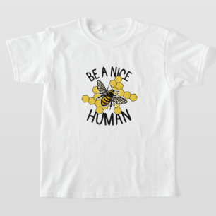 Buzzworthy Style: Fashionable Bumble Bee Print T-Shirt