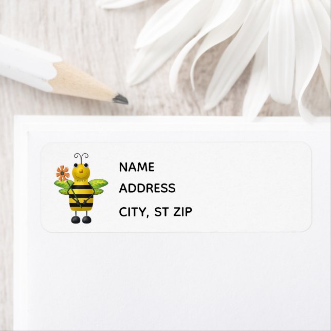Buzzy Bee Return Address Lables Return Address Label (Insitu)