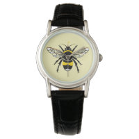 Buzzy Bumble BEE - Nature - Wildlife -Yellow Watch