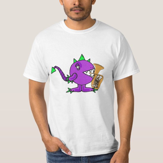 BV- Monster Playing Tuba Shirt (Front)