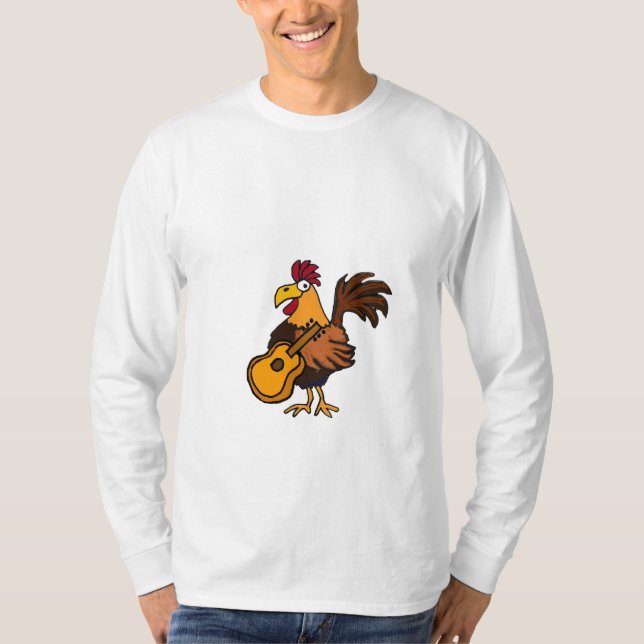 BV- Rooster and Guitar Shirt (Front)