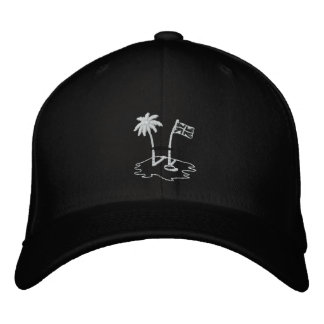 BVI RUGBY Black Embroided Baseball Cap