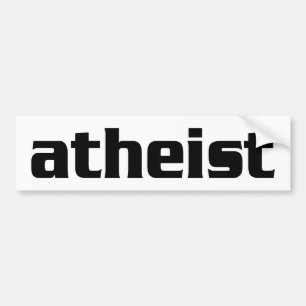 BW_atheist2 Bumper Sticker