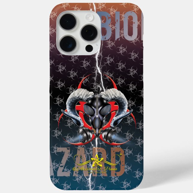 BW! BIOHAZARD WARNING! SKULL" Case-Mate iPhone CASE (Back)