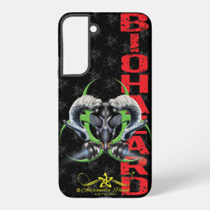 BW! BIOHAZARD WARNING! SKULL SAMSUNG GALAXY CASE