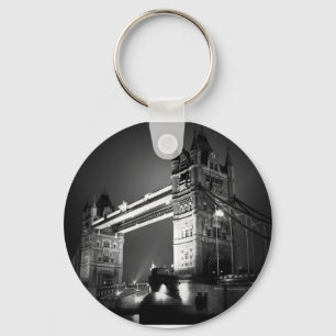 BW Black & White London Tower Bridge Key Ring