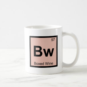 Bw - Boxed Wine Chemistry Periodic Table Symbol Coffee Mug