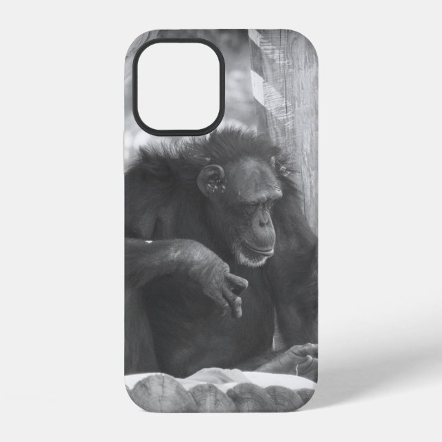 BW Chimp iPhone Case (Back)
