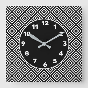 BW Echo Diamond Square Wall Clock