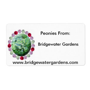 BW Gardens Logo, Bridgewater Gardens, Peonies F...