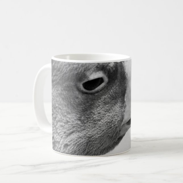 BW Goose Coffee Mug (Front Left)