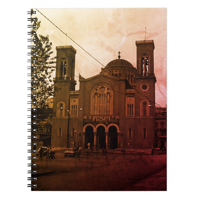 BW Greece Athens Church 1970 Notebook (Front)