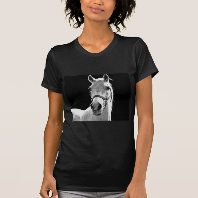 BW Horse T-Shirt (Front)
