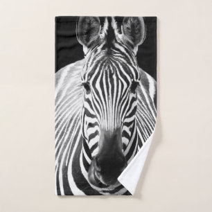 BW Zebra Hand Towel
