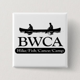 BWCA / Hike Fish Canoe Camp 15 Cm Square Badge
