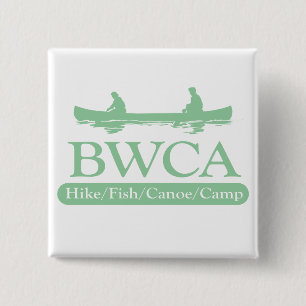 BWCA / Hike Fish Canoe Camp 15 Cm Square Badge