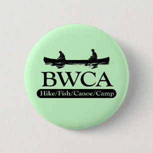 BWCA / Hike Fish Canoe Camp 6 Cm Round Badge