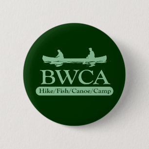 BWCA / Hike Fish Canoe Camp 6 Cm Round Badge