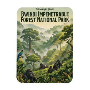 Bwindi Impenetrable Forest National Park Uganda Magnet