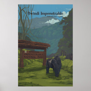 Bwindi Impenetrable Forest National Park Uganda Poster