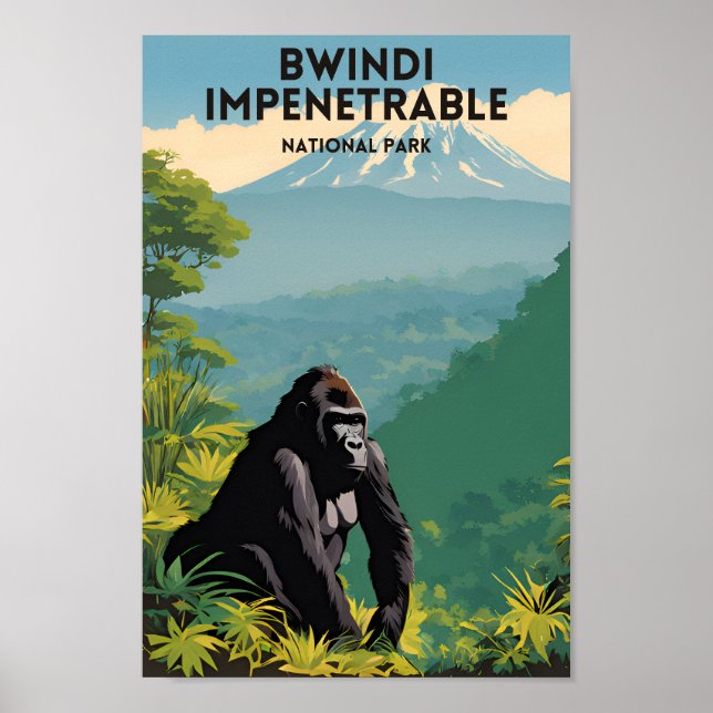 Bwindi Impenetrable National Park Poster (Front)