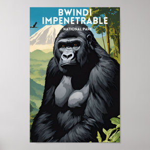 Bwindi Impenetrable National Park Travel Poster