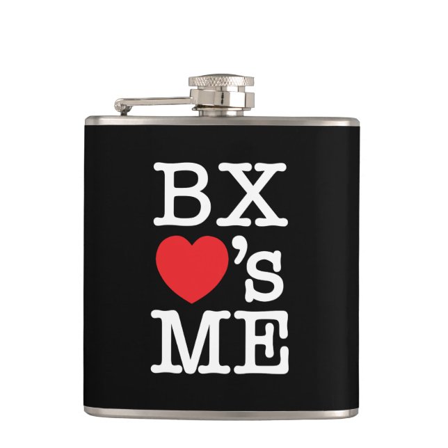 BX ❤'s ME Hip Flask (Front)