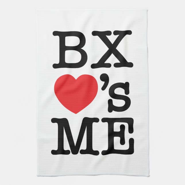 BX ❤'s ME Tea Towel (Vertical)