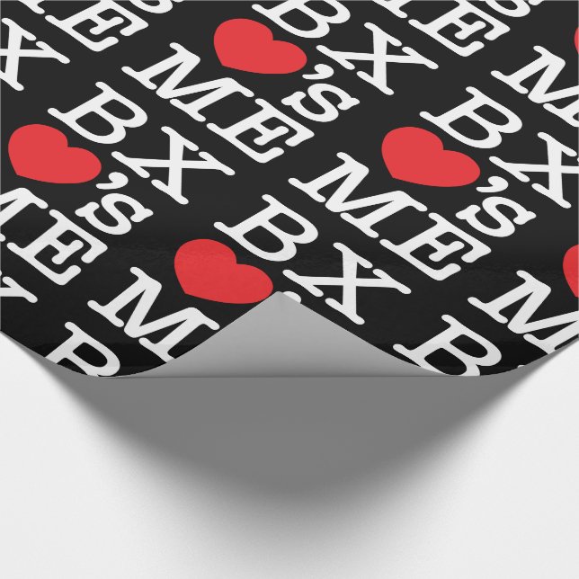 BX ❤'s ME Wrapping Paper (Corner)
